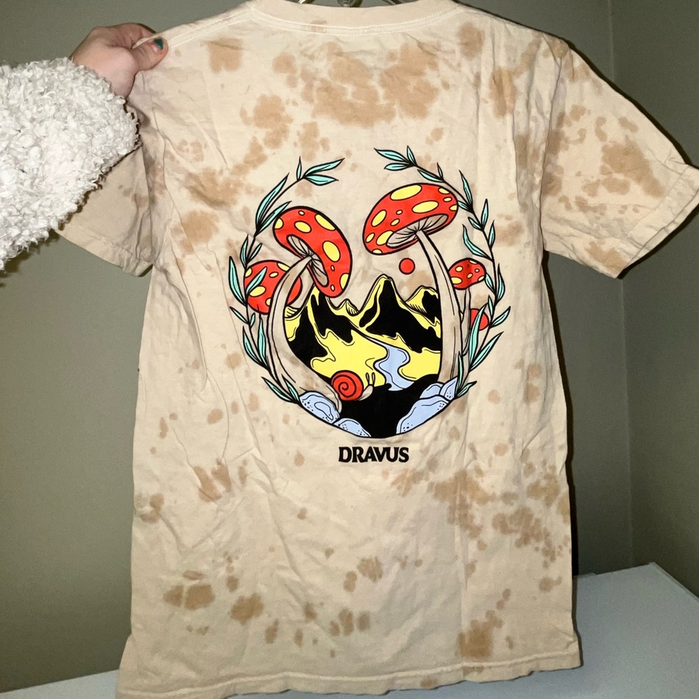 DRAVUS Mushroom Short Sleeve T-shirt Size S